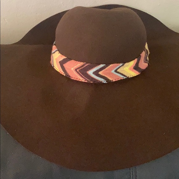 Missoni dark brown large floppy hat - Picture 3 of 3